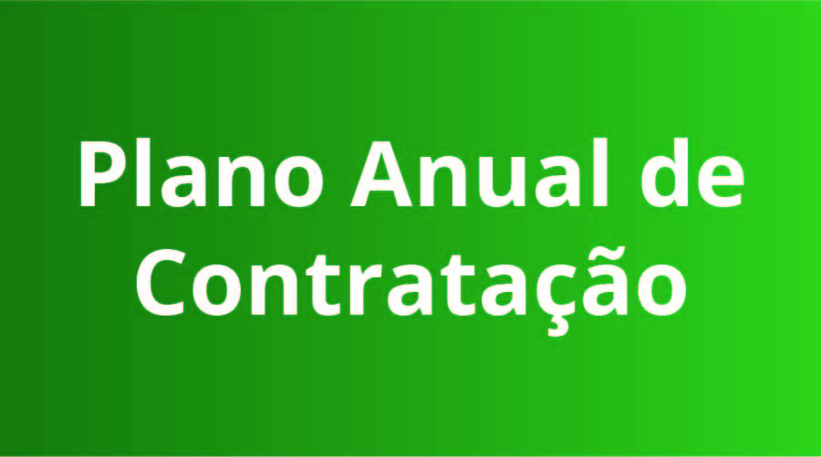 licitacoes e compras Plano anual de contratação