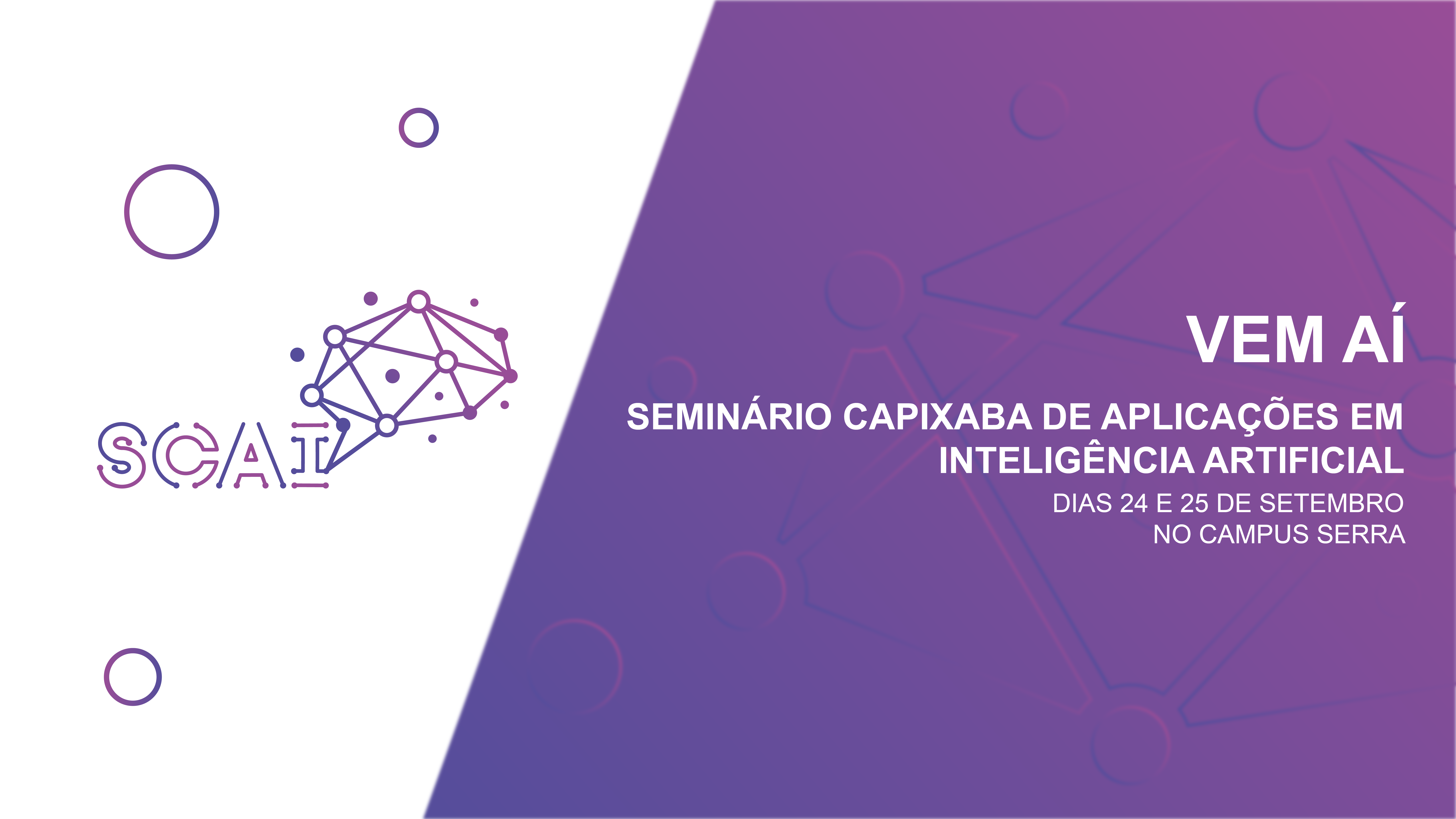 Vem aí o Seminário Capixaba de Aplicações de Inteligência Artificial – SCAI 2025!