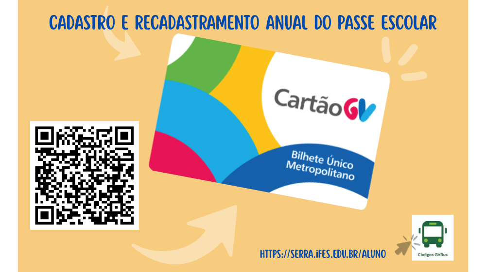 Cadastro e Recadastro do Passe Escolar